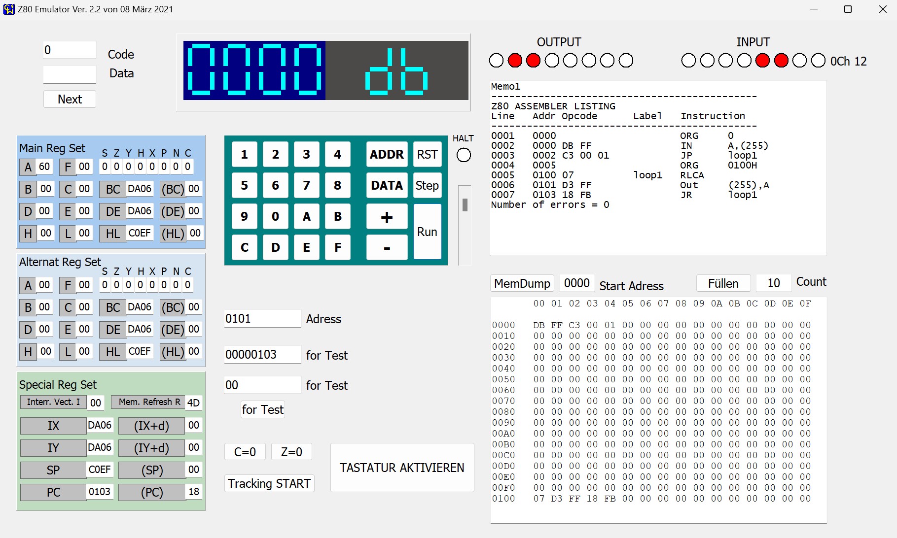 Z80 Emulator